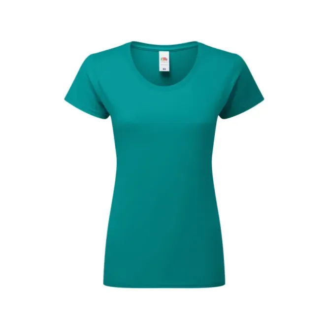 T-shirt da Lavoro da Donna 100% Cotone Fruit Of The Loom Iconic 195 T FR614240