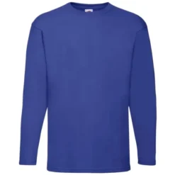 T-Shirt da Lavoro Fruit of The Loom Valueweight a Manica Lunga in Cotone 610380