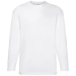 T-Shirt da Lavoro Fruit of The Loom Valueweight a Manica Lunga in Cotone 610380