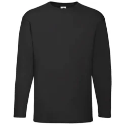 T-Shirt da Lavoro Fruit of The Loom Valueweight a Manica Lunga in Cotone 610380