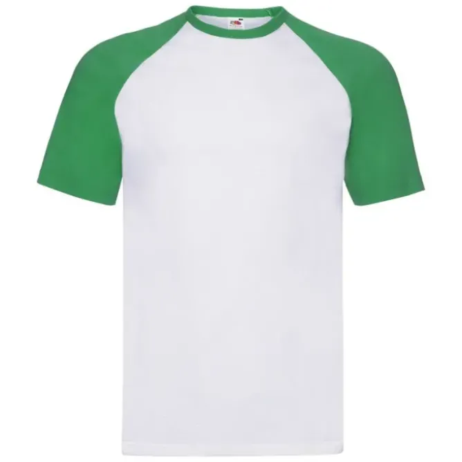 T-shirt da Lavoro Fruit of The Loom Baseball in Cotone a Girocollo FR610260