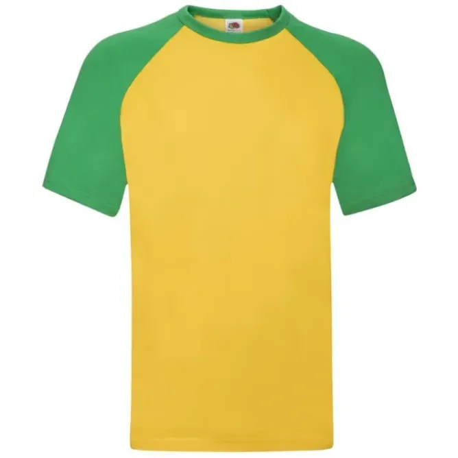 T-shirt da Lavoro Fruit of The Loom Baseball in Cotone a Girocollo FR610260