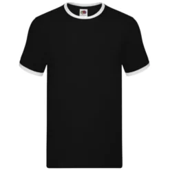 T-shirt da Lavoro Fruit Of The Loom Ringer in Cotone FR611680