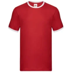 T-shirt da Lavoro Fruit Of The Loom Ringer in Cotone FR611680