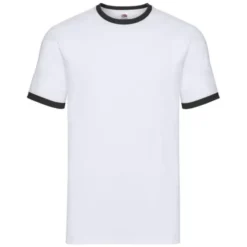T-shirt da Lavoro Fruit Of The Loom Ringer in Cotone FR611680
