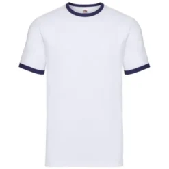 T-shirt da Lavoro Fruit Of The Loom Ringer in Cotone FR611680