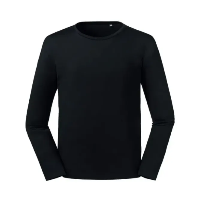 T-shirt Da Lavoro Pure Organica a Manica Lunga Russell - JE100M