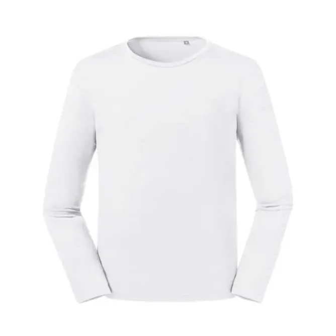 T-shirt Da Lavoro Pure Organica a Manica Lunga Russell - JE100M