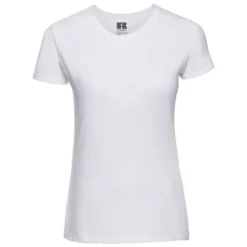 T-shirt Da Lavoro Slim T da Donna 100% Cotone Russell - JE155F