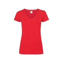 T-shirt da Lavoro Valueweight Ladies con Scollo a V Fruit Of The Loom - 613980