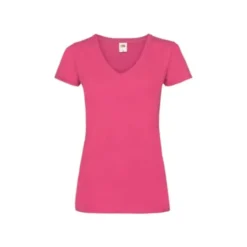T-shirt da Lavoro Valueweight Ladies con Scollo a V Fruit Of The Loom - 613980