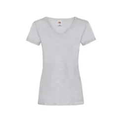 T-shirt da Lavoro Valueweight Ladies con Scollo a V Fruit Of The Loom - 613980