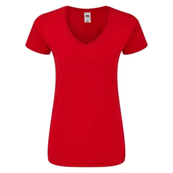 T-shirt da Lavoro 150 V-Neck T Fruit Of The Loom - FR614440