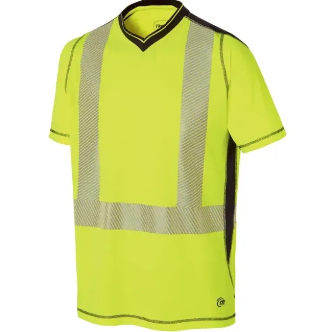 T-Shirt maniche corte da Lavoro Alta Visibilità Anti-UV Molinel Luklight 0471.9999.065