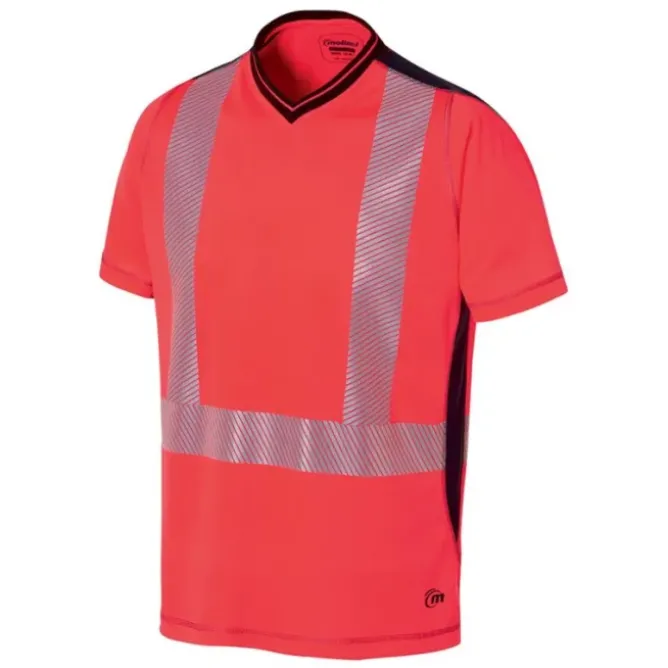 T-Shirt maniche corte da Lavoro Alta Visibilità Anti-UV Molinel Luklight 0471.9999.065