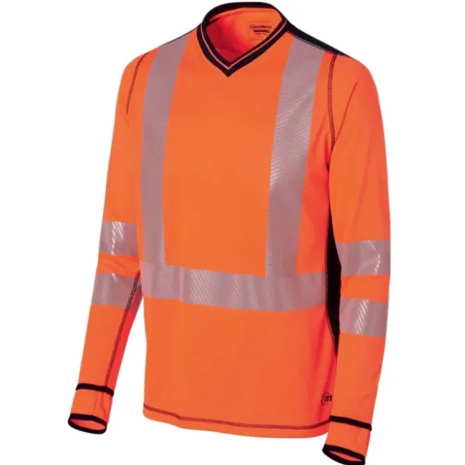 T-Shirt maniche lunghe da Lavoro Alta Visibilità Anti-UV Molinel Luklight 0473.9999.065