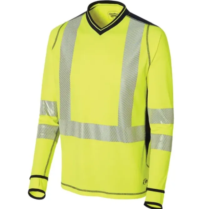 T-Shirt maniche lunghe da Lavoro Alta Visibilità Anti-UV Molinel Luklight 0473.9999.065