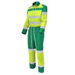Tuta da Lavoro con doppia cerniera Alta Visibilità Multitasche Molinel Fluopro Quick FLUOQK72ASJ/BU